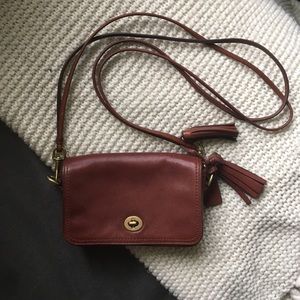 Coach Penny leather crossbody shoulder bag